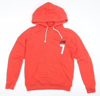 Womens UK Size 12 Jack Wills Red Pullover Hoodie