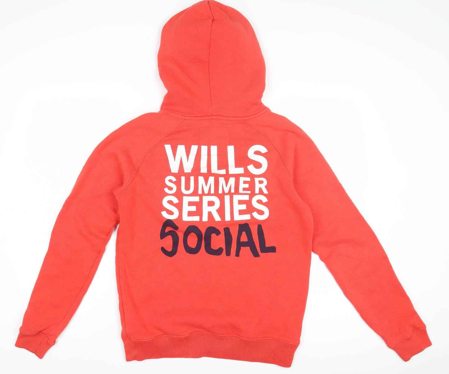 Womens UK Size 12 Jack Wills Red Pullover Hoodie
