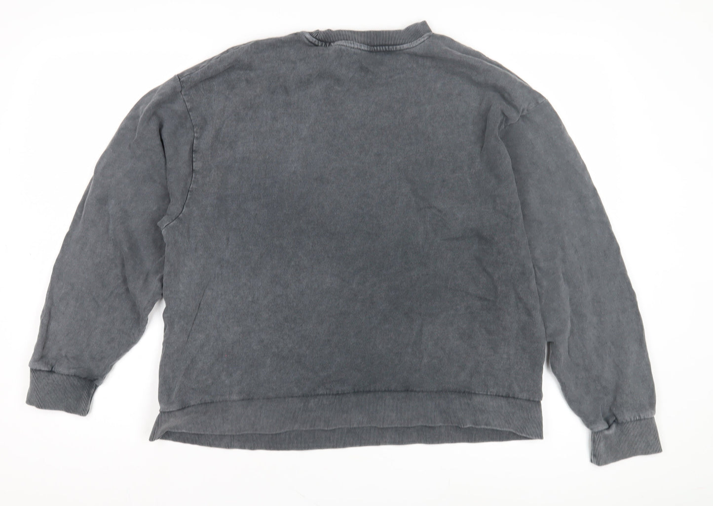 Unisex Adults UK Size L Disney Grey Pullover Sweatshirt