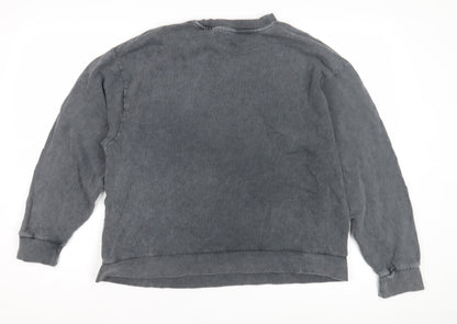 Unisex Adults UK Size L Disney Grey Pullover Sweatshirt