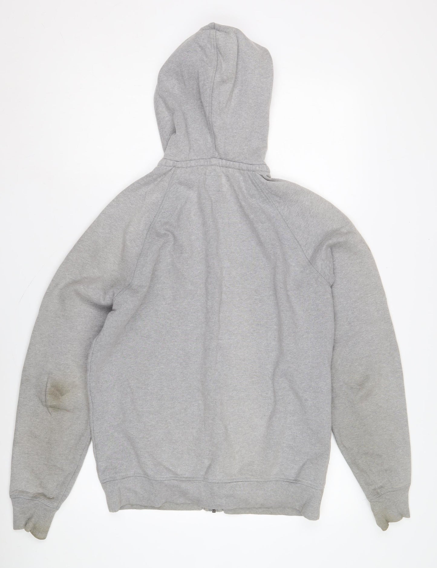 Mens UK Size M Criminal Grey Full Zip Hoodie