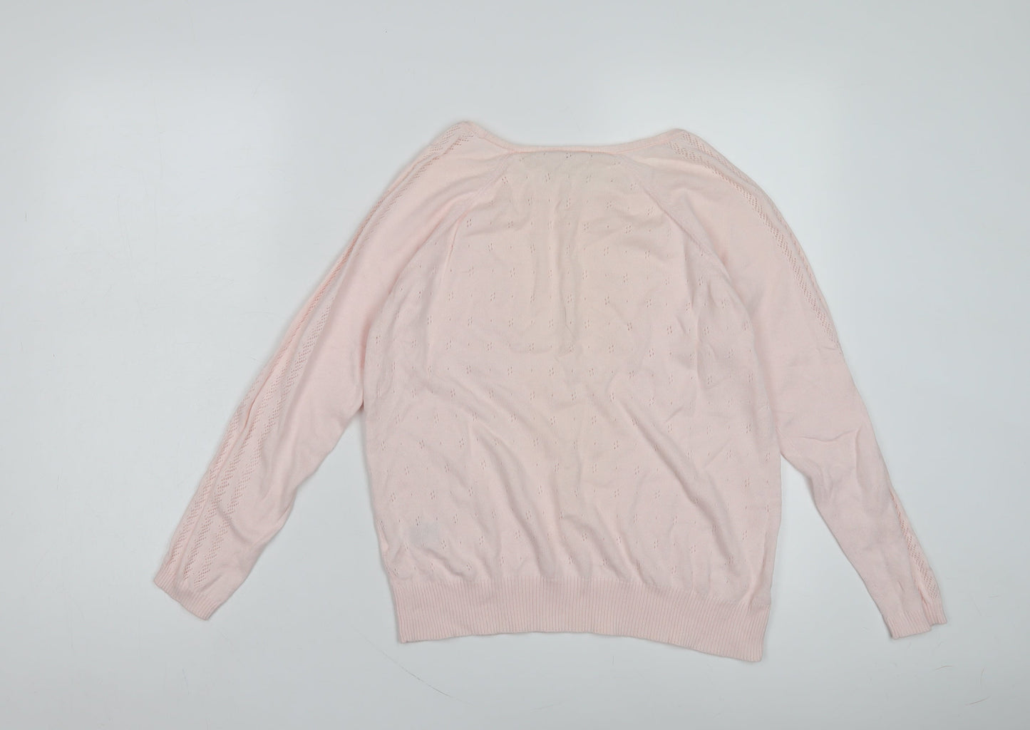 Womens UK Size 14 Marks and Spencer Pink Pullover Jumper