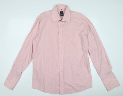 Tom English Men's Pink Dress Shirt, 16 Regular