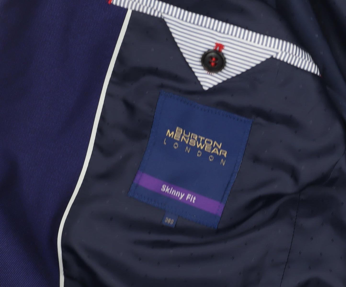 Mens UK Size 38 Burton Regular Blue Suit Jacket
