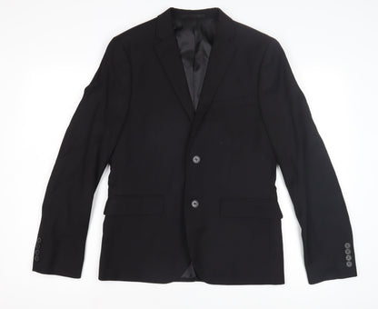 H&M Men's Black Slim Fit Blazer 36R Jacket