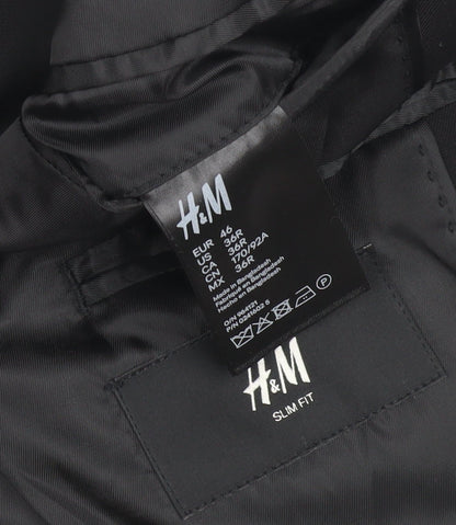 H&M Men's Black Slim Fit Blazer 36R Jacket