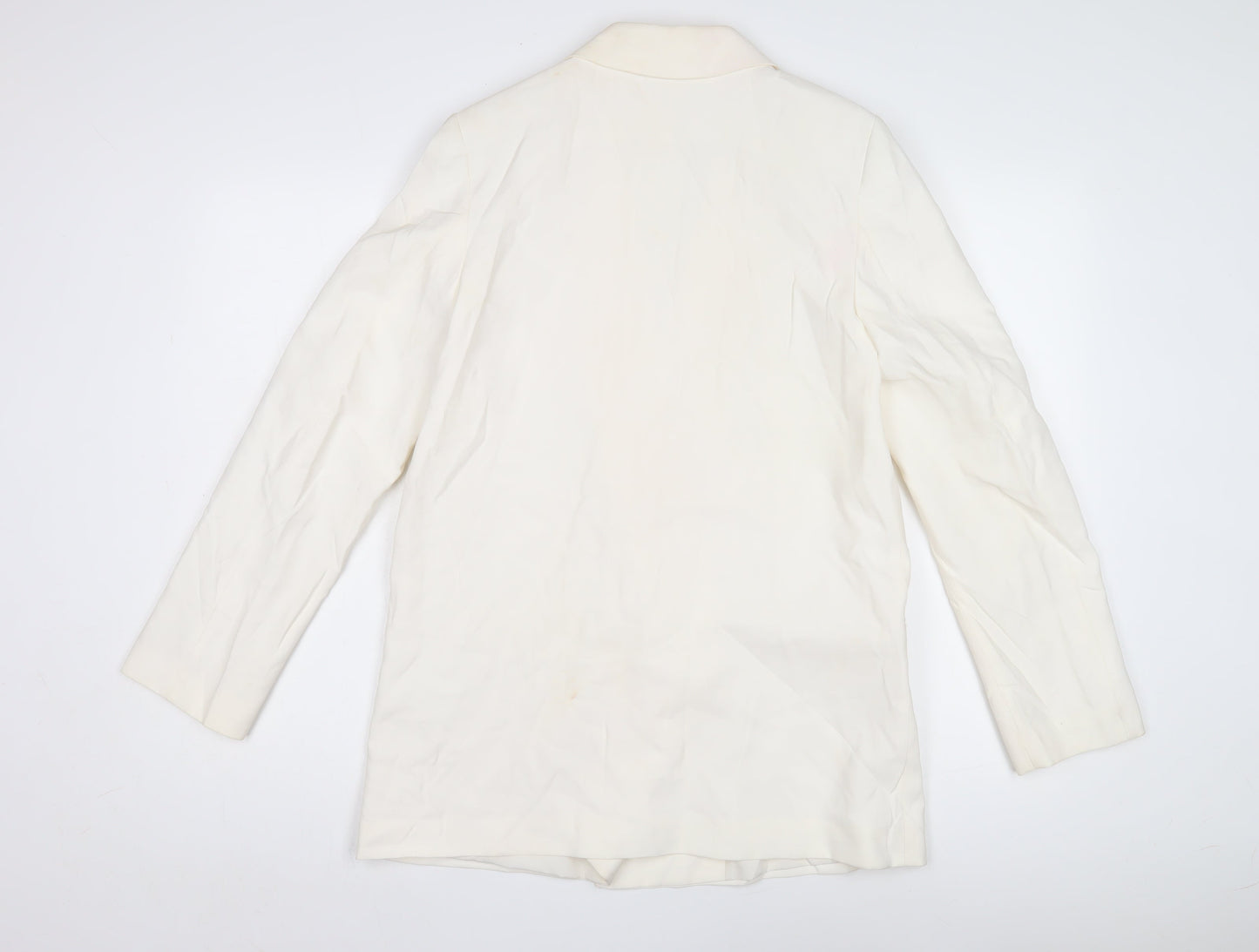 H&M Women's Ivory Blazer - Long Sleeve Size M