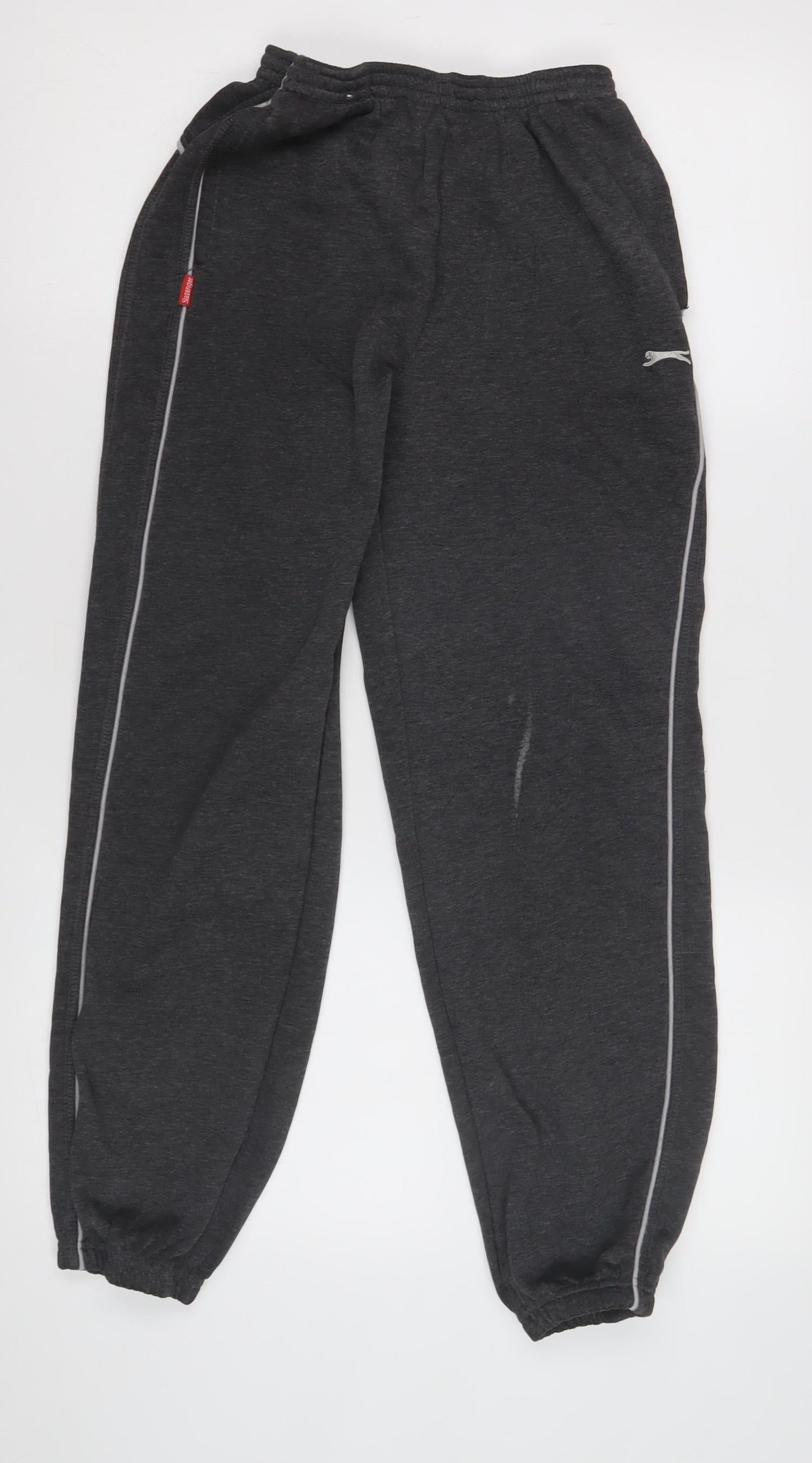 Slazenger Boys Black Jogger Trousers 13 Years