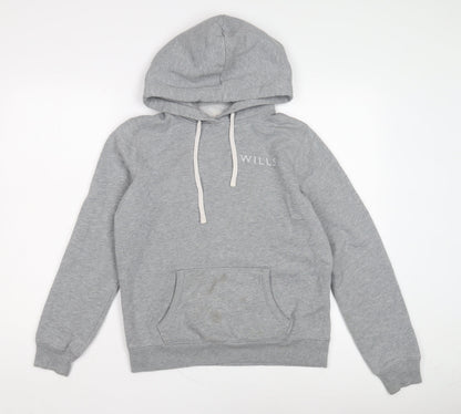 Womens UK Size 12 Jack Wills Grey Pullover Hoodie