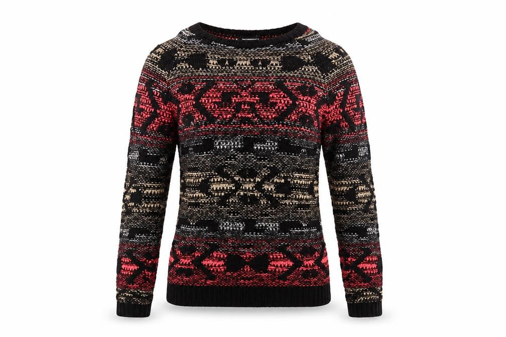 Womens UK Size 8 Warehouse Multicoloured Pullover Jumper