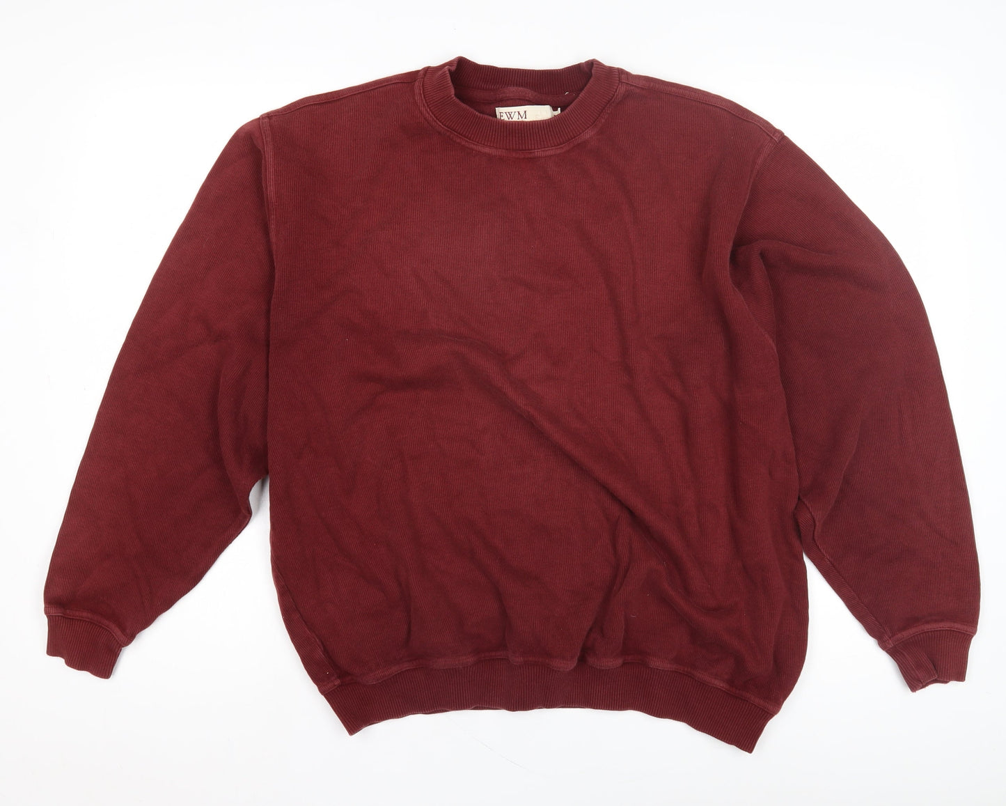 Womens UK Size M EWM Red Pullover Sweatshirt