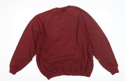 Womens UK Size M EWM Red Pullover Sweatshirt