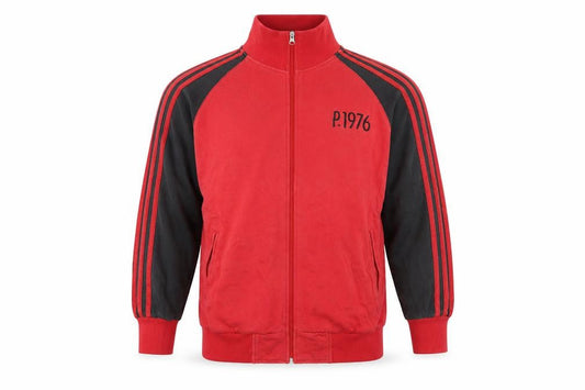 Mens UK Size M Pod Denim Red Bomber Jacket
