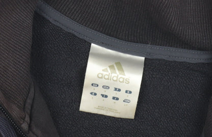Adidas Men's Black Hoodie S Full Zip Logo