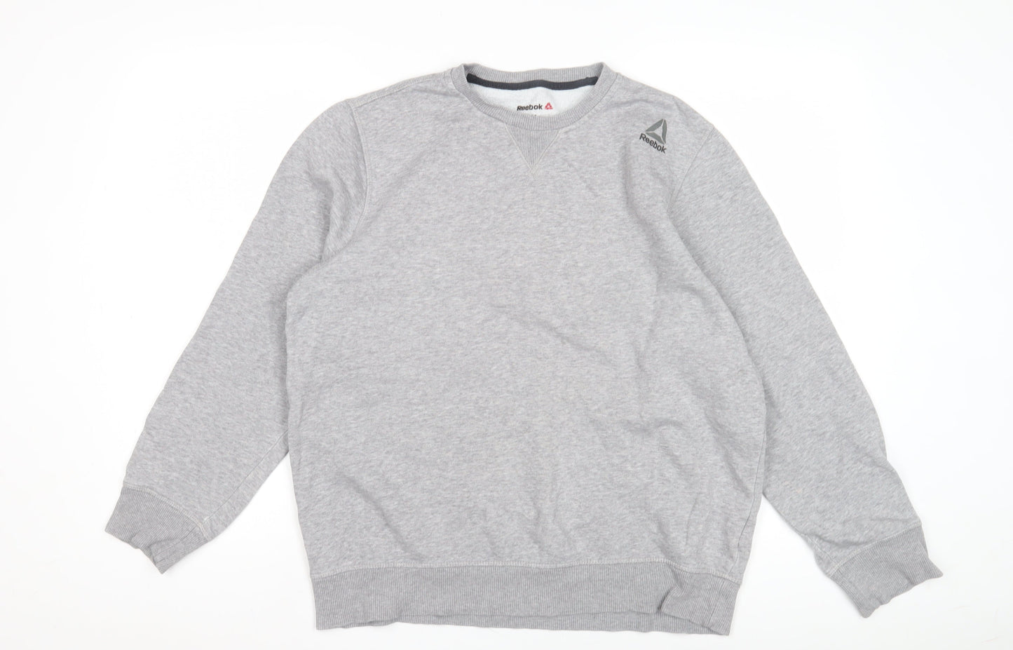 Mens UK Size M Reebok Grey Pullover Sweatshirt