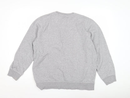 Mens UK Size M Reebok Grey Pullover Sweatshirt