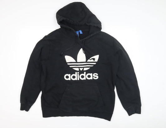 Adidas Men's Black M Pullover Hoodie Sports