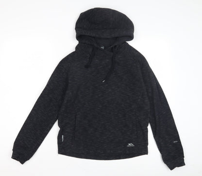 Trespass Unisex Black Pullover Hoodie Size 12