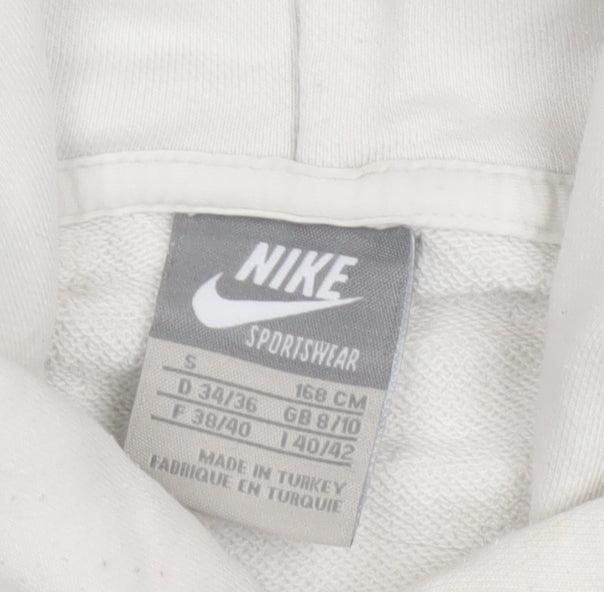 Nike Women's White Pullover Hoodie Size 8