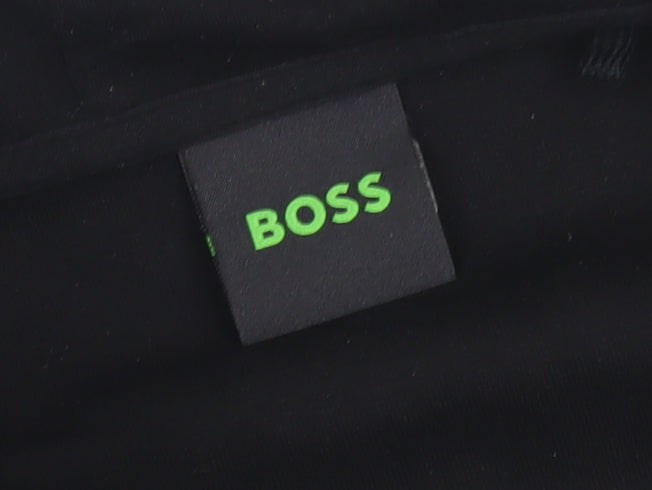Mens UK Size  Boss Black Full Zip Hoodie