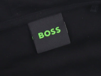 Mens UK Size  Boss Black Full Zip Hoodie