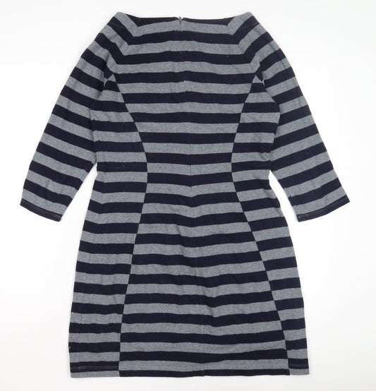 Gap Women's Striped Shift Dress, Multicoloured M