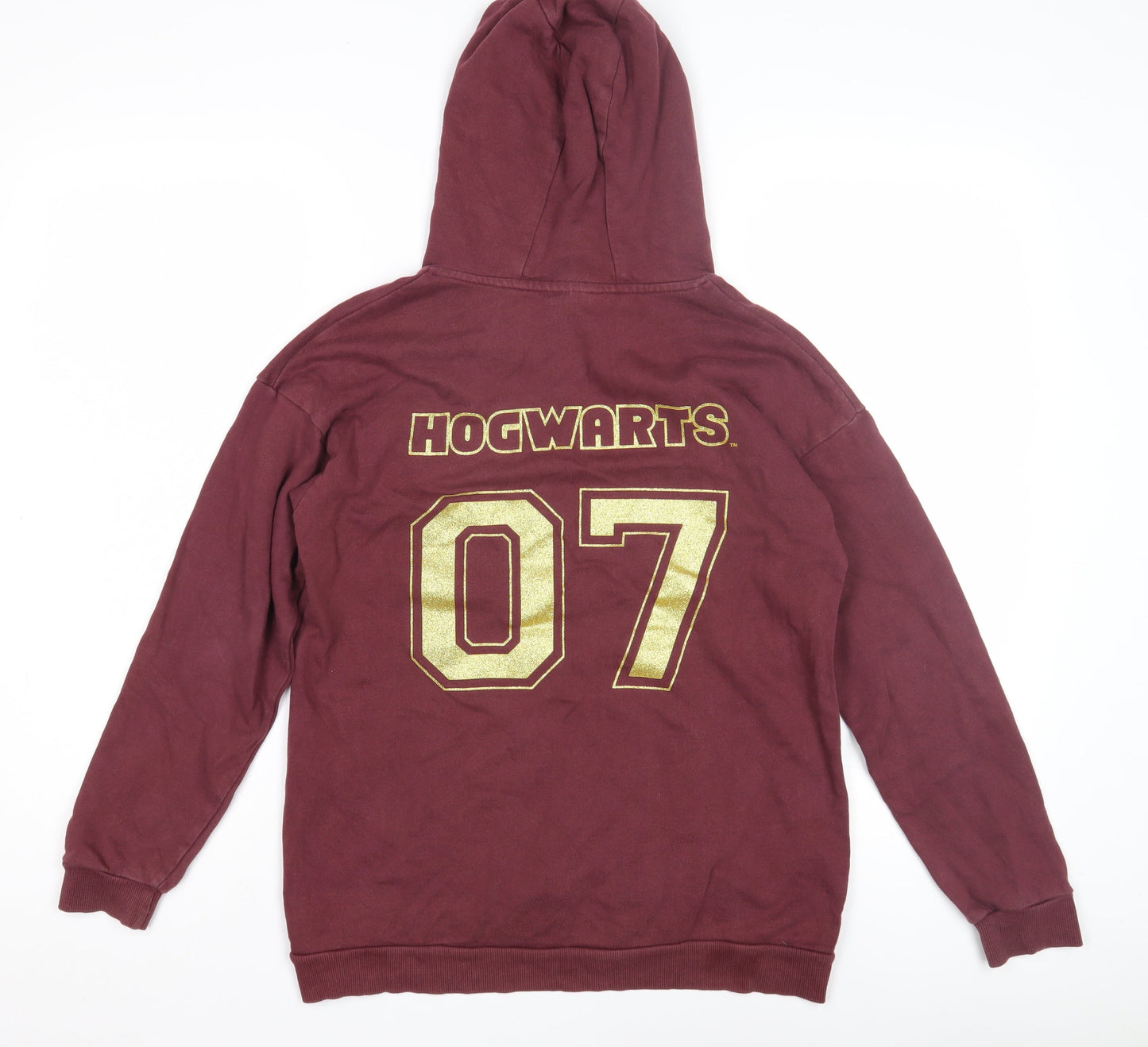 George Girls Red Hogwarts Pullover Hoodie 12-13 Years