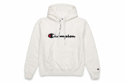 Womens UK Size XS Champion White Pullover Hoodie