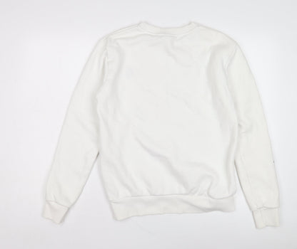 Primark Boys White PlayStation Sweatshirt, S, Crew Neck, Graphic