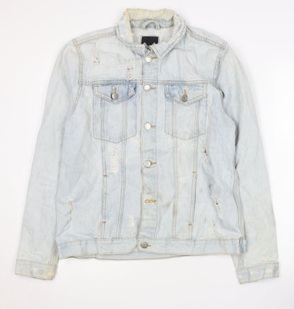 Womens UK Size M Brave Soul Blue Denim Jacket