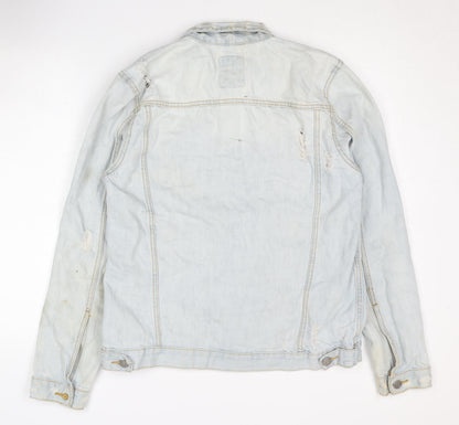 Womens UK Size M Brave Soul Blue Denim Jacket