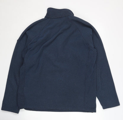 Mens UK Size L Regatta Great Outdoors Blue 1/2 Zip Sweatshirt