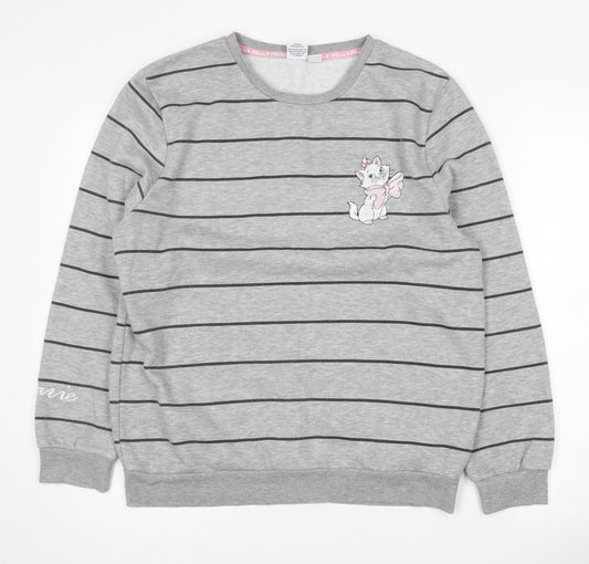 Womens UK Size M Disney Grey Pullover Sweatshirt