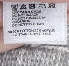 Mens UK Size L Maine New England Grey Basic Jacket