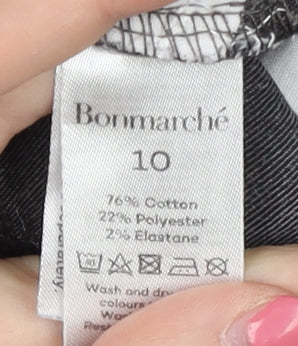 Bonmarché Women's Grey Straight Jeans Size 10