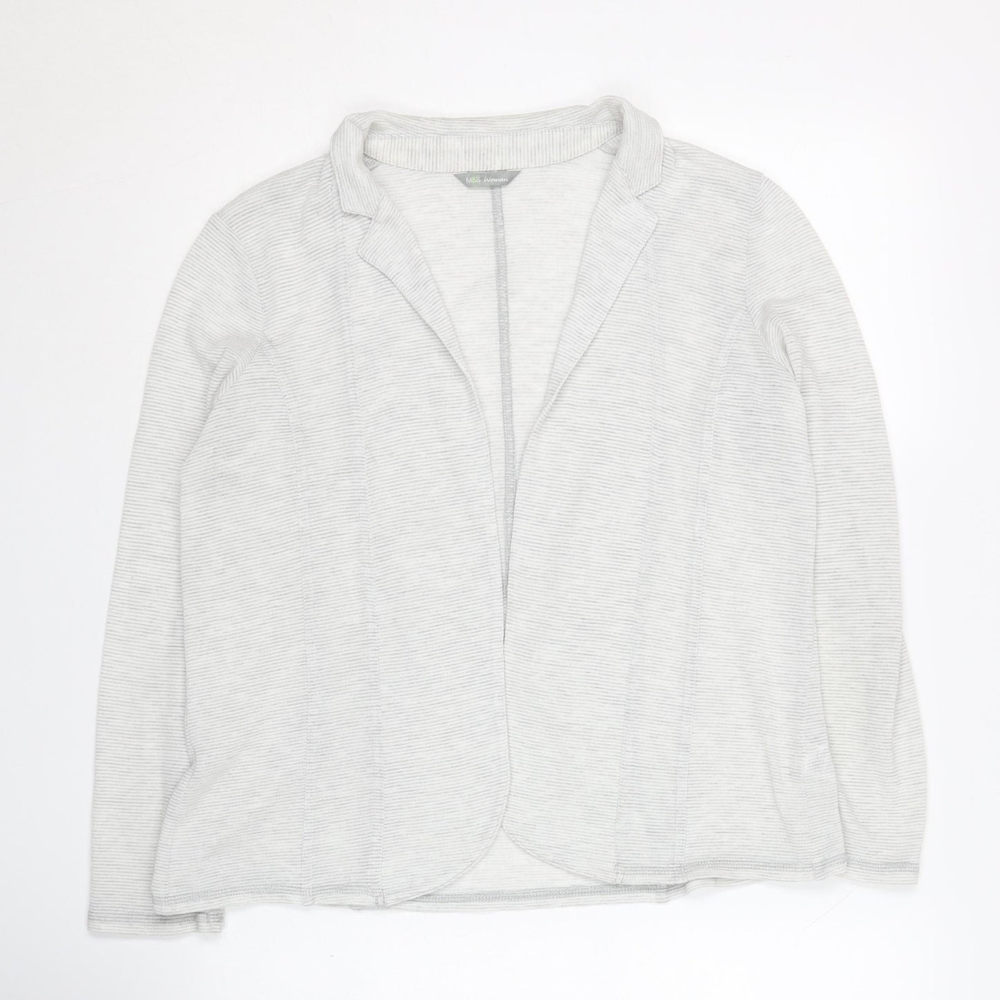 Womens UK Size 16 Marks and Spencer Grey Cardigan Jumper