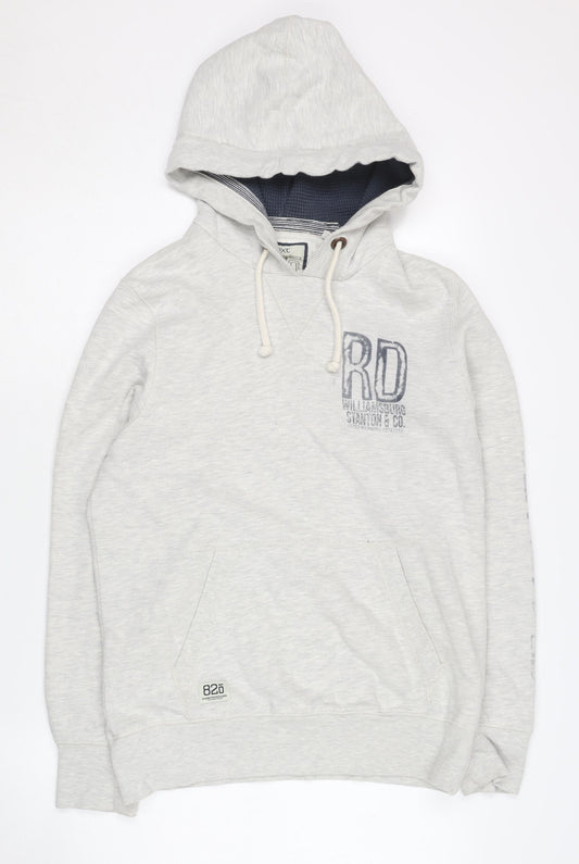 Mens UK Size S NEXT Grey Pullover Hoodie