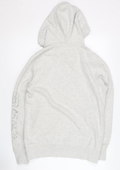 Mens UK Size S NEXT Grey Pullover Hoodie