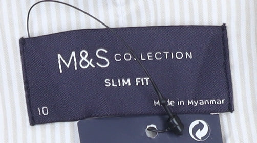 Marks and Spencer Women's Ivory Blazer UK 10 Slim Fit