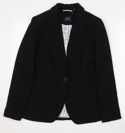 Marks and Spencer Women's Black Blazer Size 10