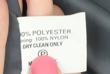 Debenhams Women's Grey Blazer Size 12 Regular Fit