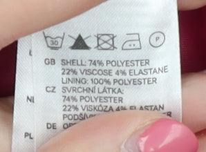 H&M Women's Pink Blazer Size 8