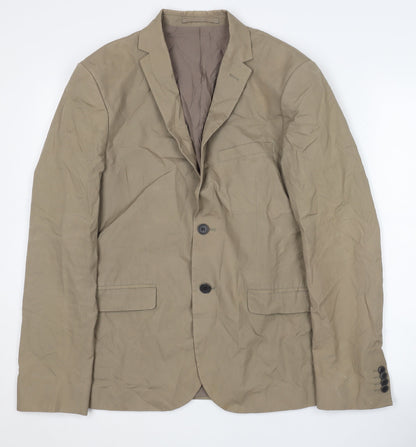 Mens UK Size 38 H&M Regular Beige Suit Jacket