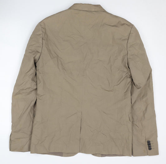 Mens UK Size 38 H&M Regular Beige Suit Jacket