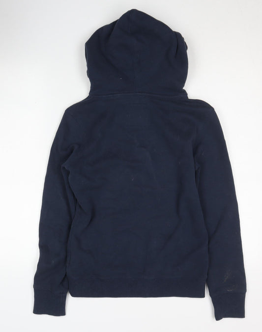 Superdry Women's Blue Pullover Hoodie Size 6