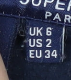 Superdry Women's Blue Pullover Hoodie Size 6