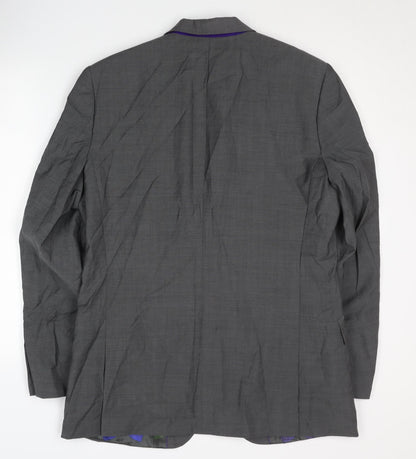 Ted Baker Men's Grey Blazer 40R - Formal Jacket