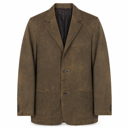 Quattro Men's Brown Blazer Size 40 Regular Jacket