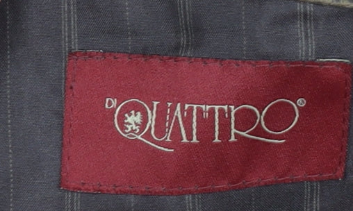Quattro Men's Brown Blazer Size 40 Regular Jacket