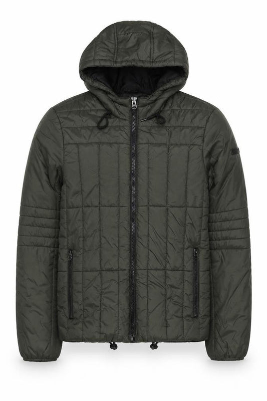 Mens UK Size M Blend Green Puffer Jacket
